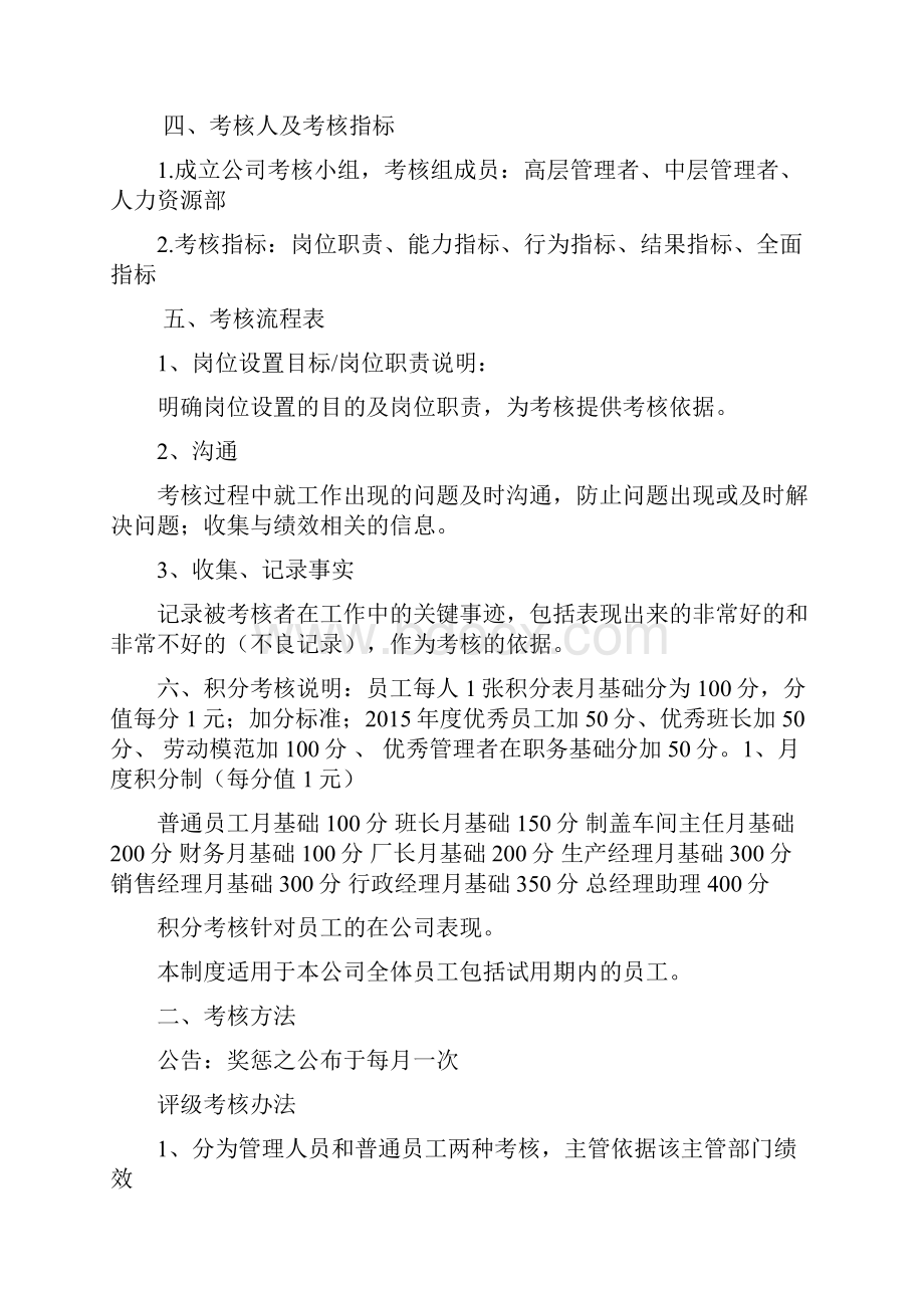 员工积分考核方案.docx_第2页