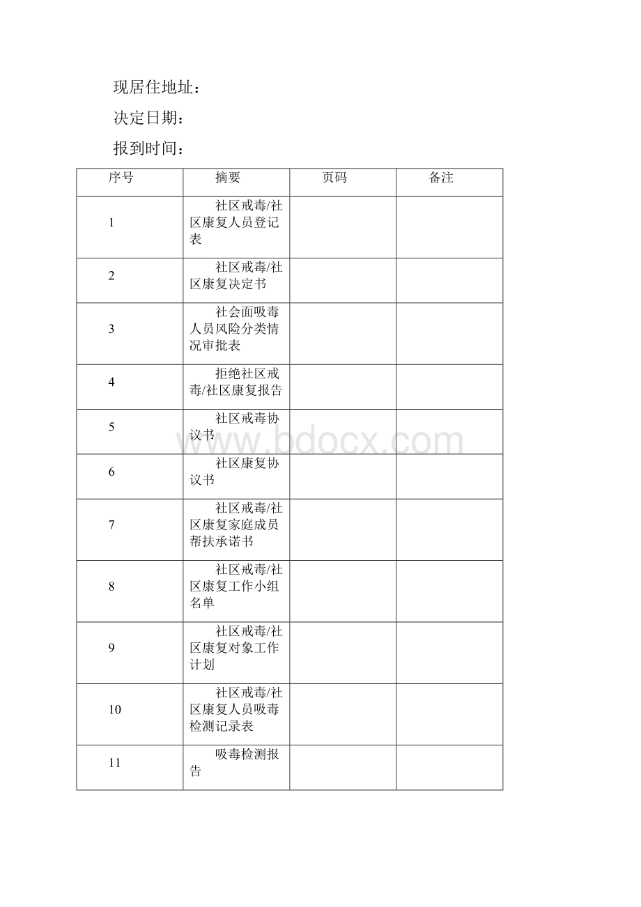 某社区戒毒人员管理档案.docx_第2页