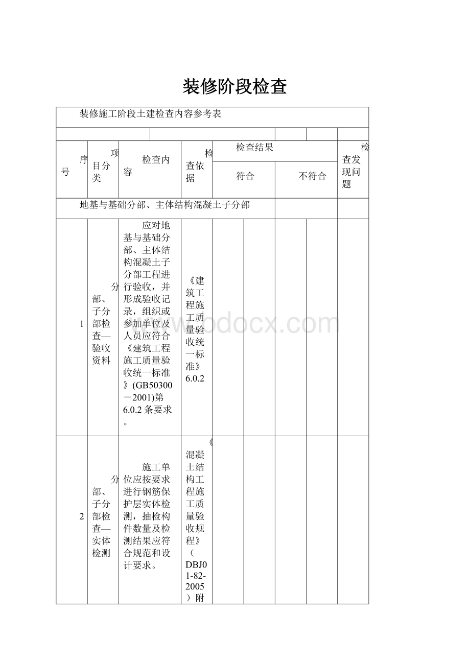 装修阶段检查.docx_第1页