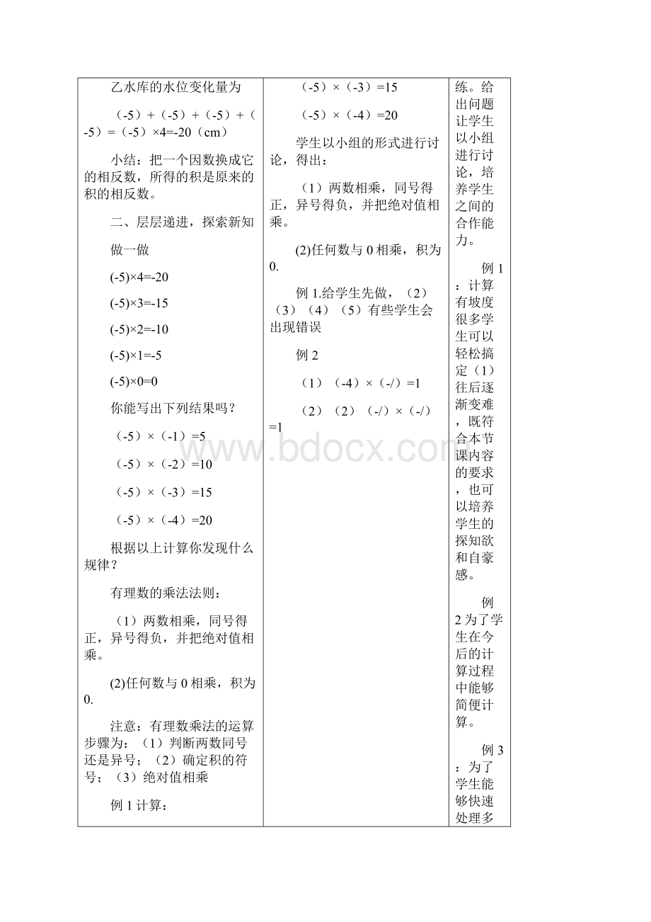 初中数学《有理数及其运算》教案基于学科核心素养的教学设计及教学反思.docx_第3页