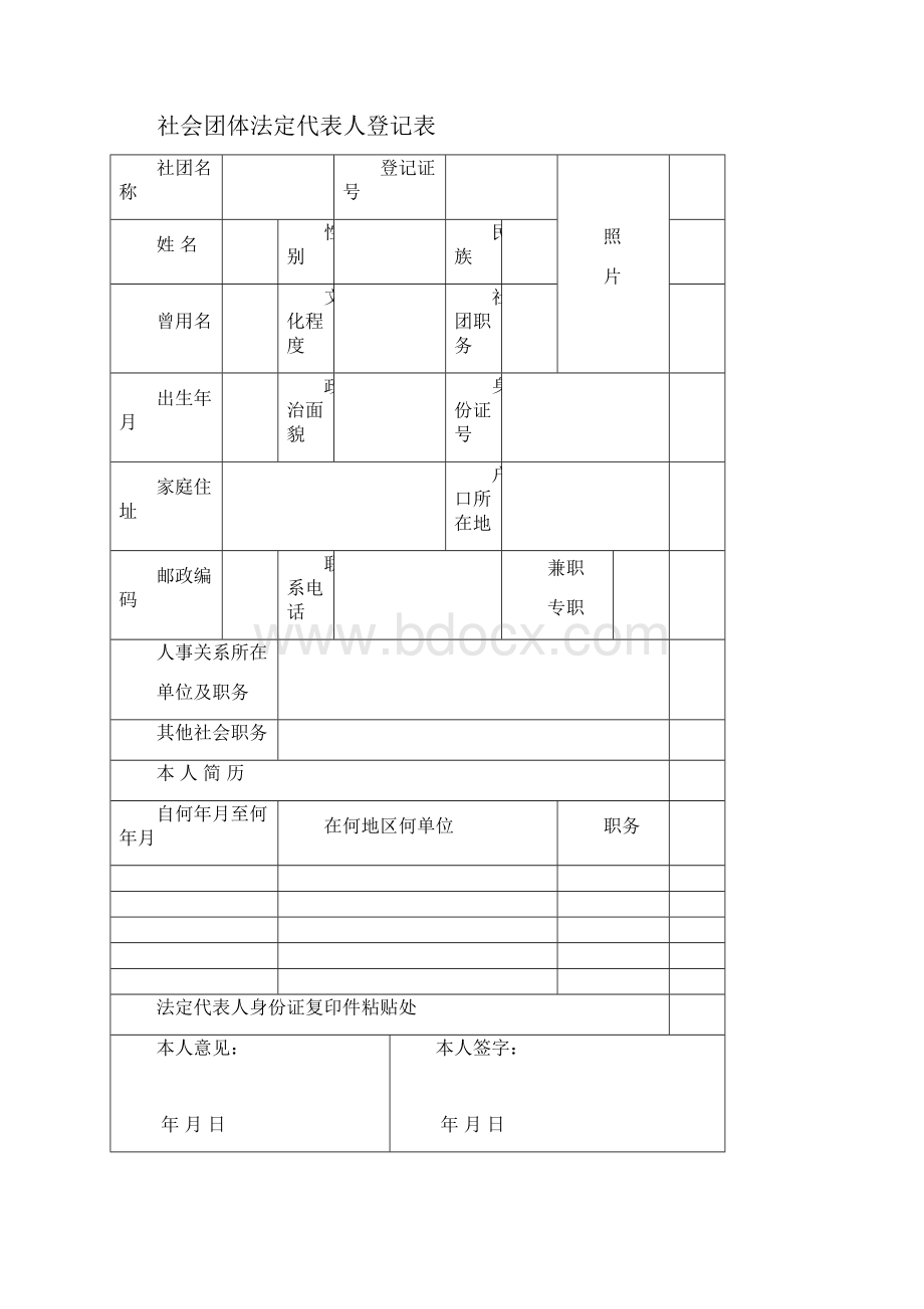 社会团体变更登记申请表.docx_第3页