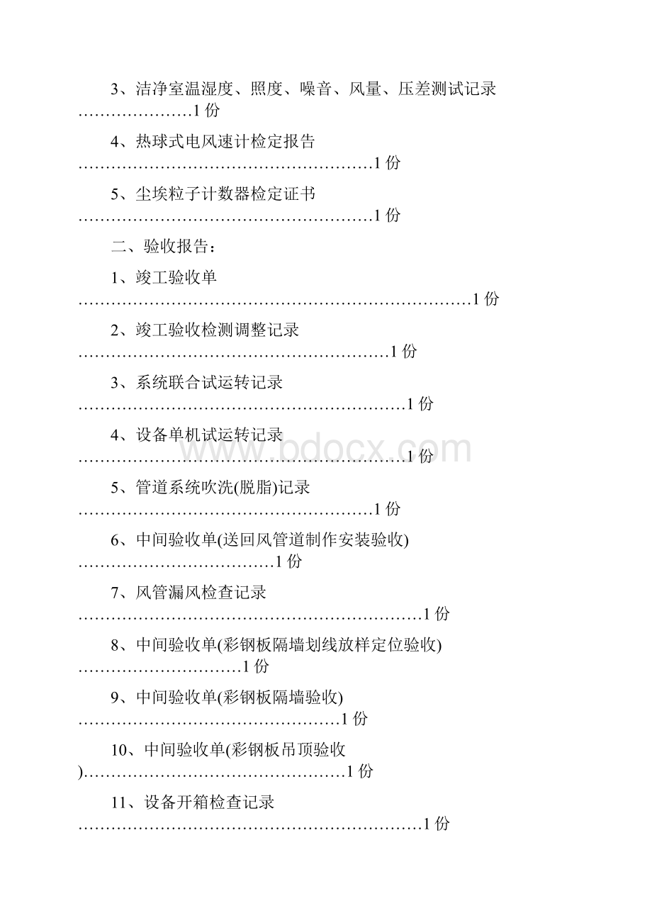 GMP净化工程验收单之欧阳学创编.docx_第2页