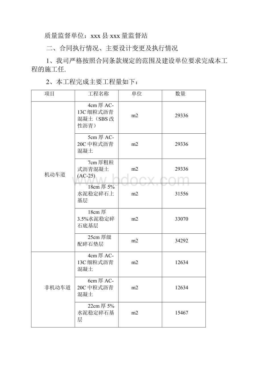 翠林南路工程竣预验收自评报告.docx_第3页