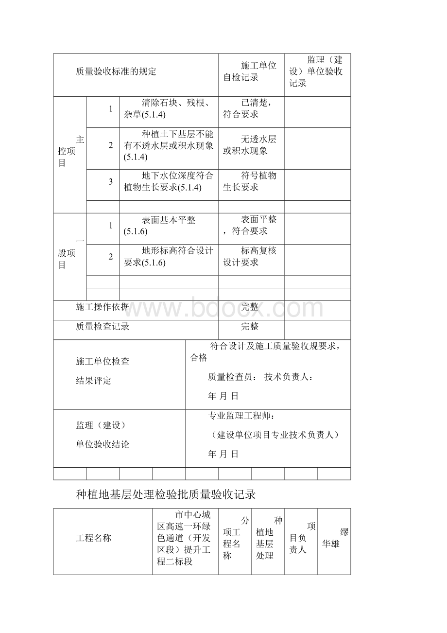 种植地基层处理检验批质量验收记录文本.docx_第3页