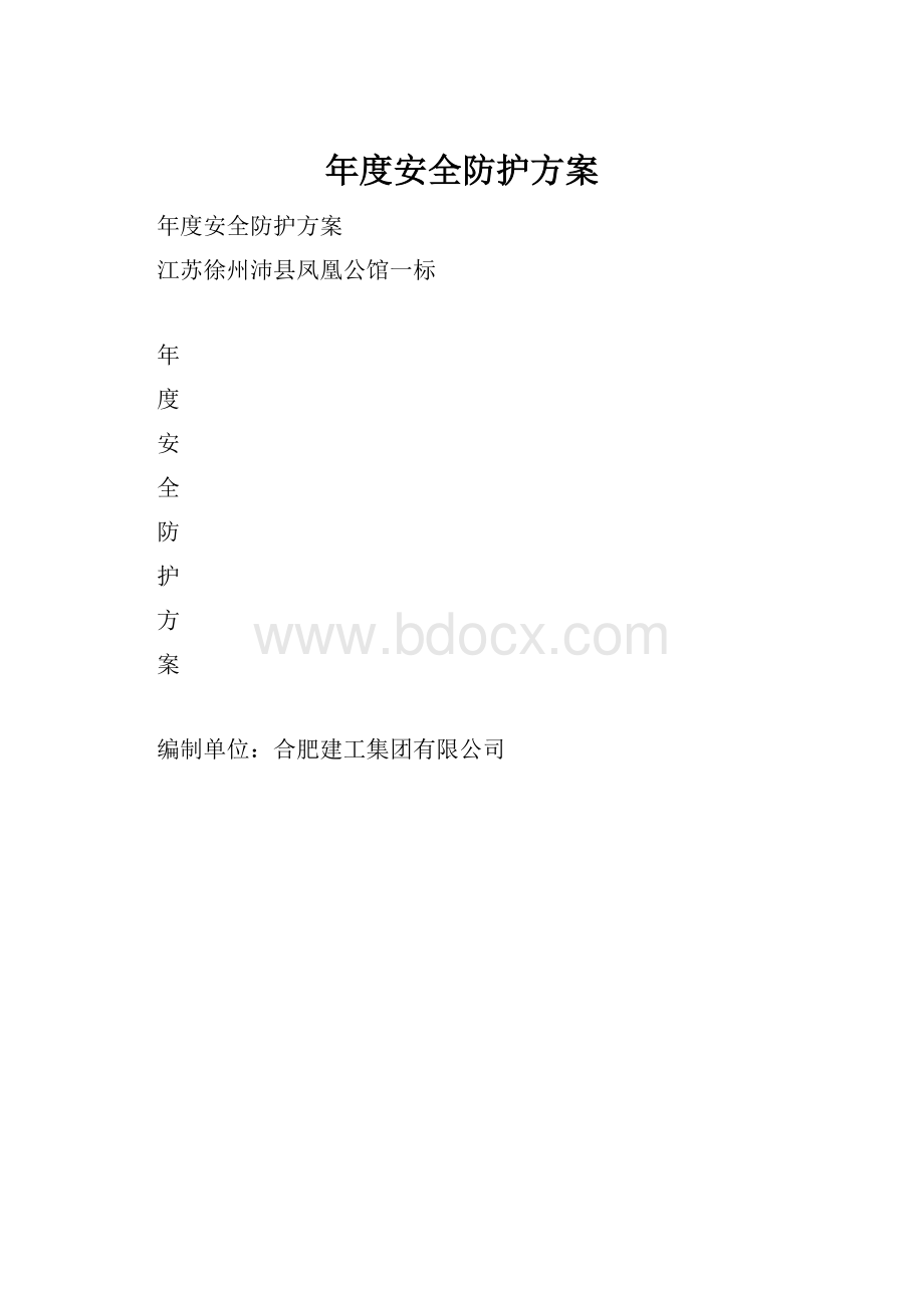 年度安全防护方案.docx