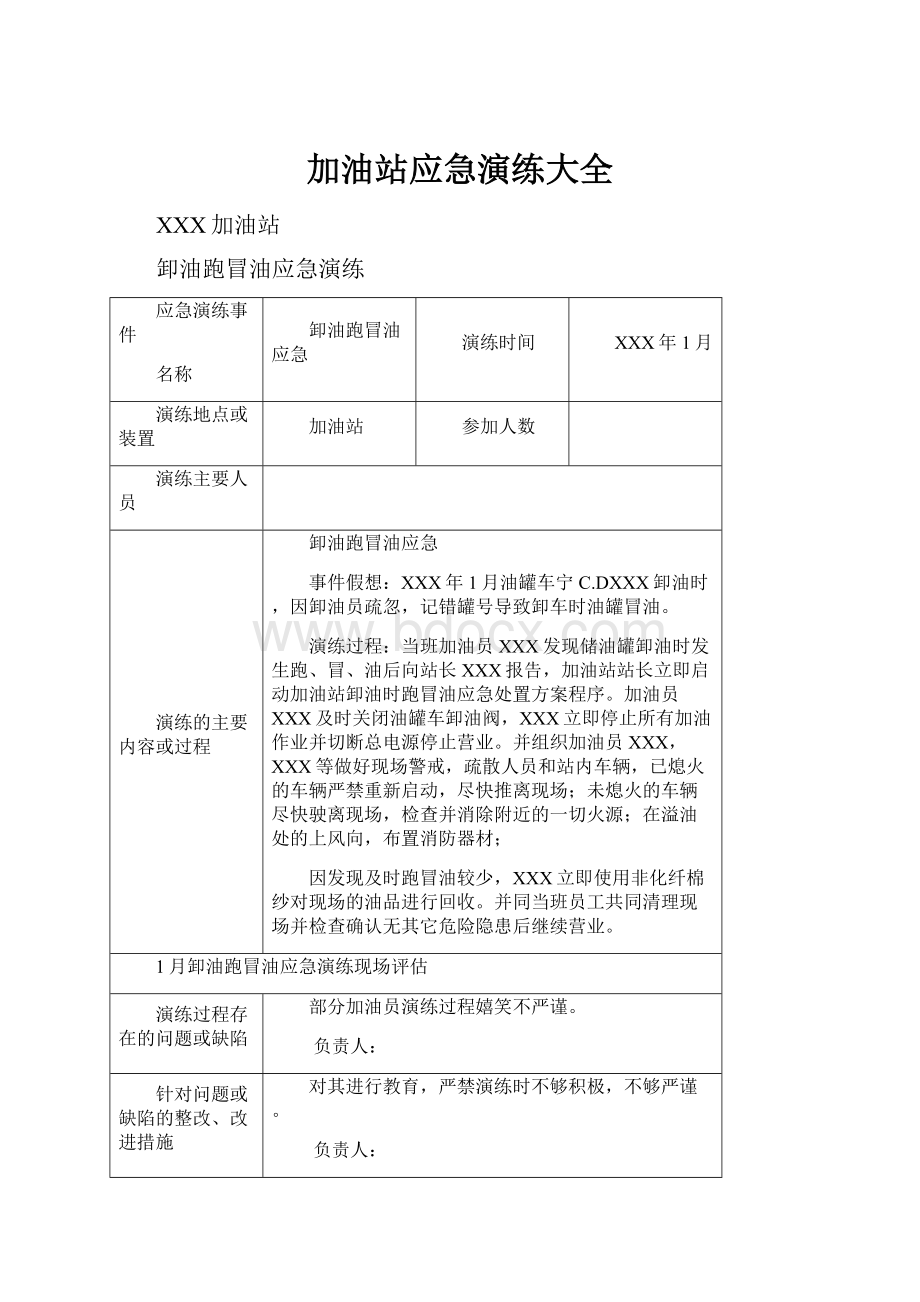 加油站应急演练大全.docx_第1页