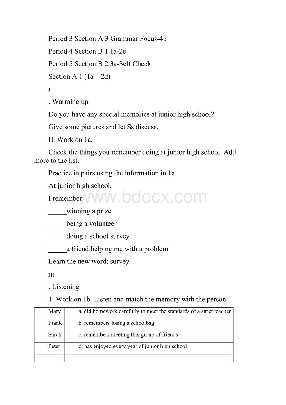 人教新目标九年级英语Unit14IremembermeetingallofyouinGrade7教学设计.docx_第2页