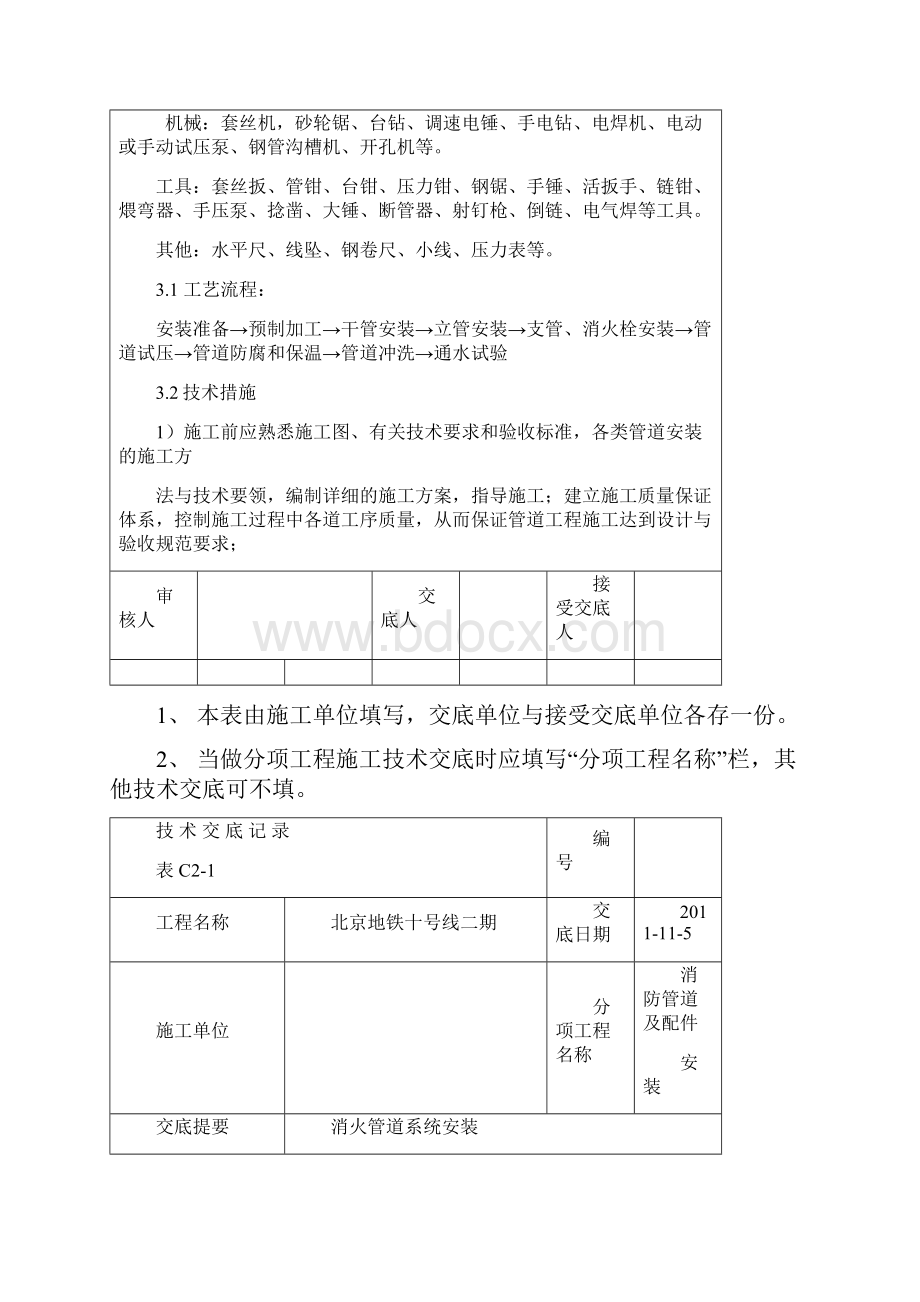 地铁施工给排水及消防管道安装技术交底.docx_第2页