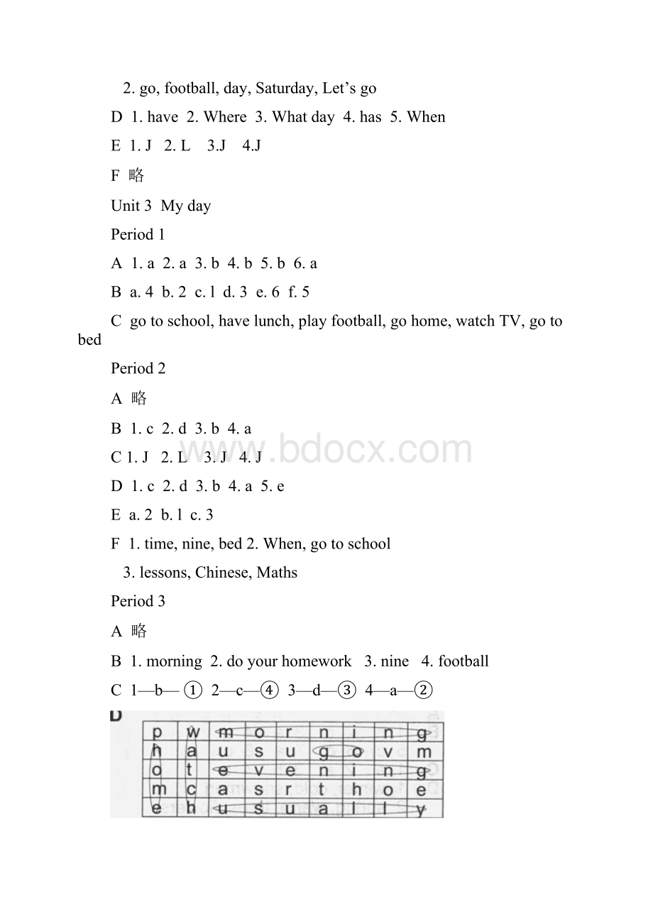 苏教版《课课练》四下英语答案.docx_第3页