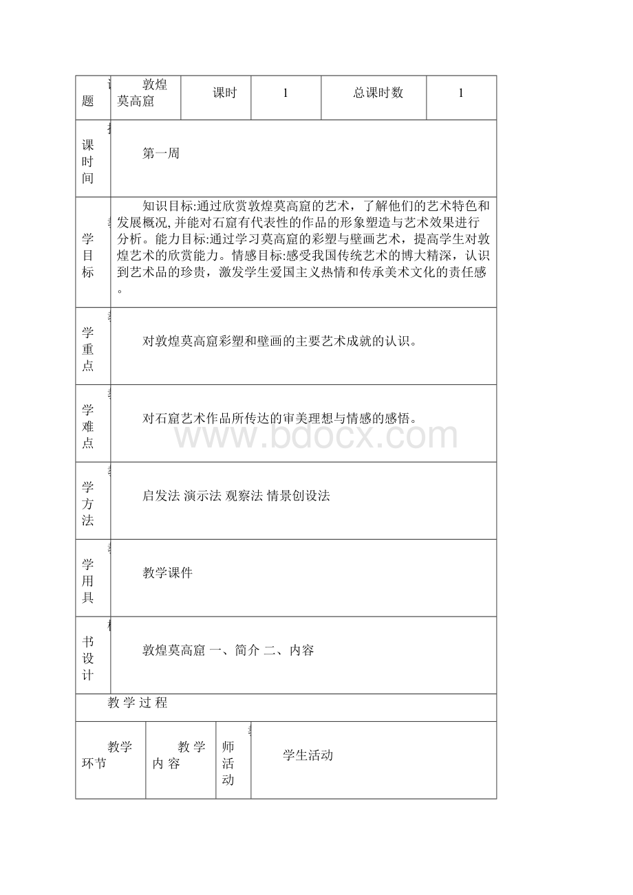 教案人美版八年级下册美术教案.docx_第2页