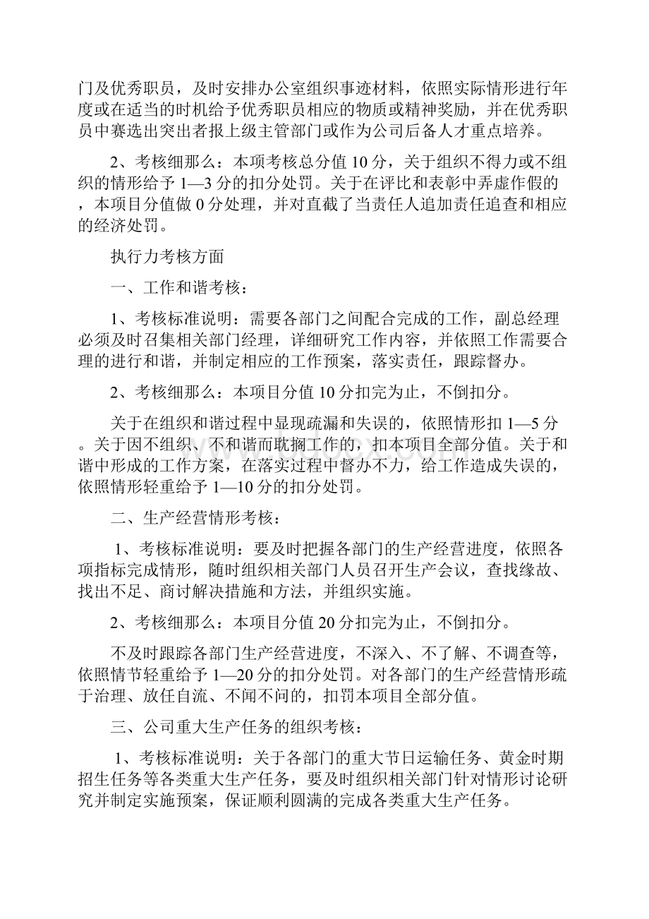 各部门考核细则方案.docx_第2页