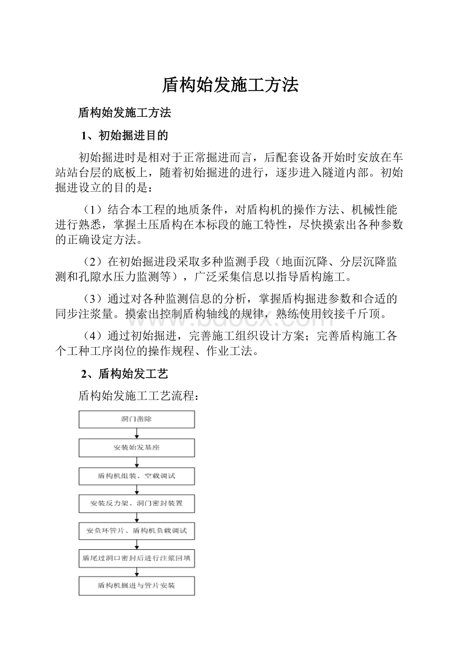 盾构始发施工方法.docx_第1页