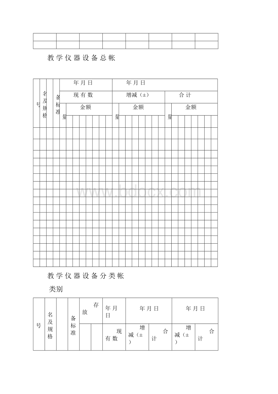 小学实验室各类账目表格.docx_第3页