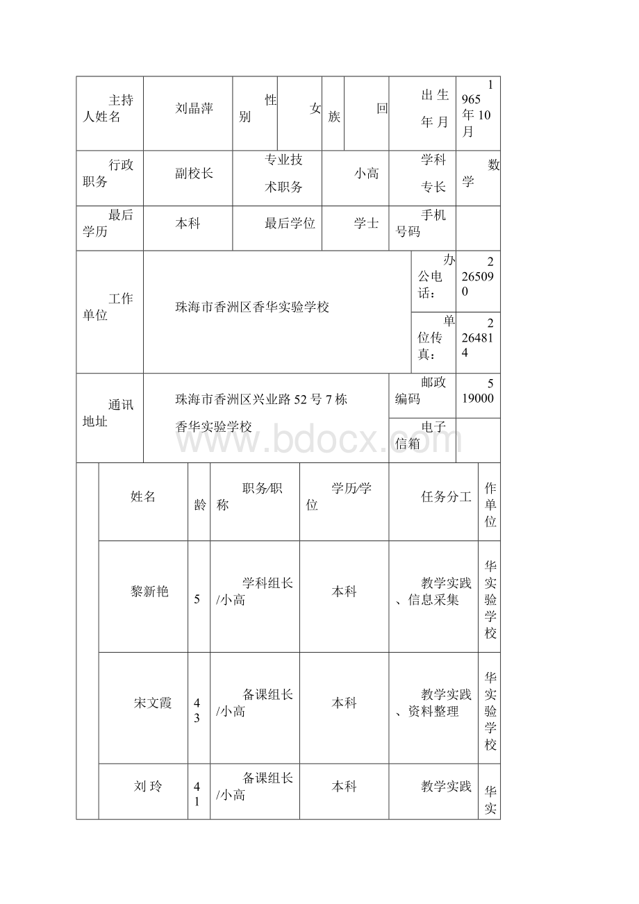 小学数学问题解决的教学研究申请评审书.docx_第3页