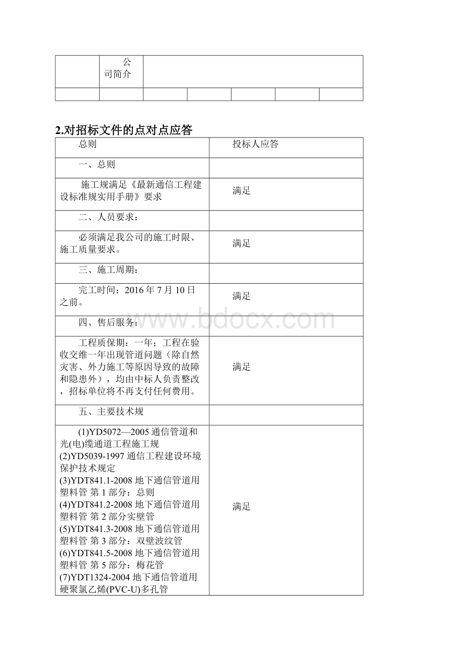 XX通信管道工程技术标文件.docx_第2页