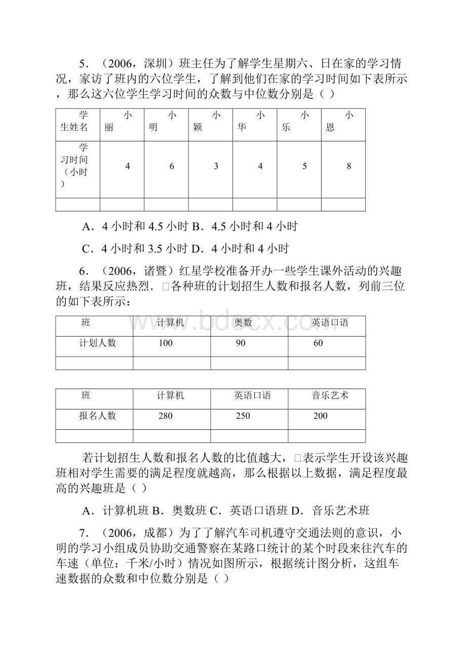 中考统计与概热点题型分类解析.docx_第3页