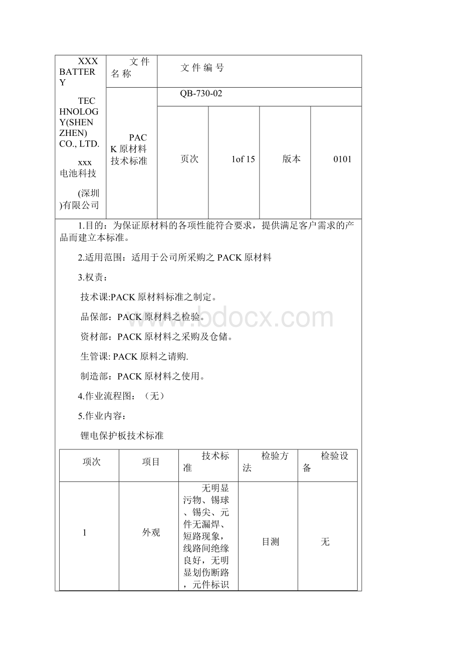 PACK原材料技术标准.docx_第2页