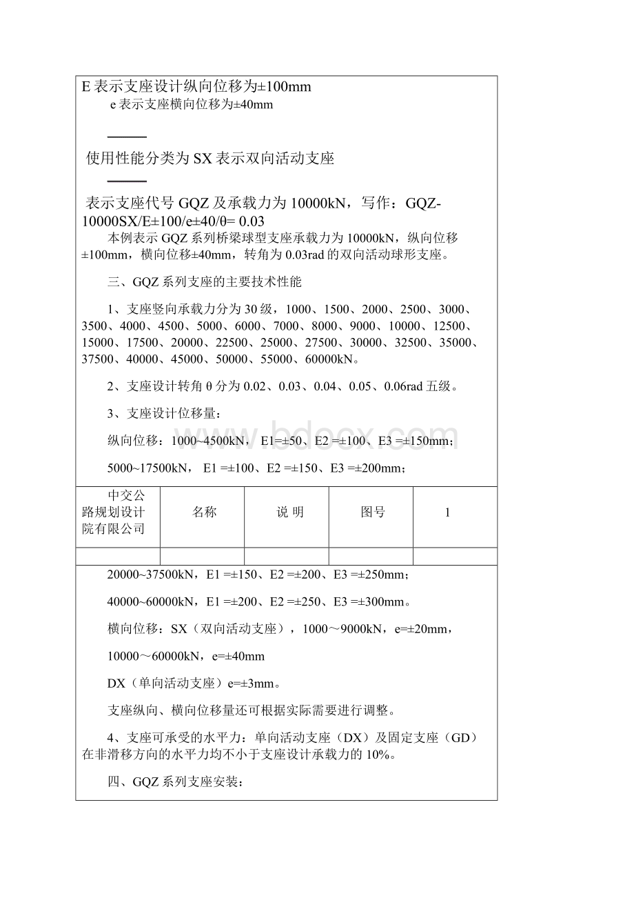 GQZ球型支座设计方案参数表.docx_第3页