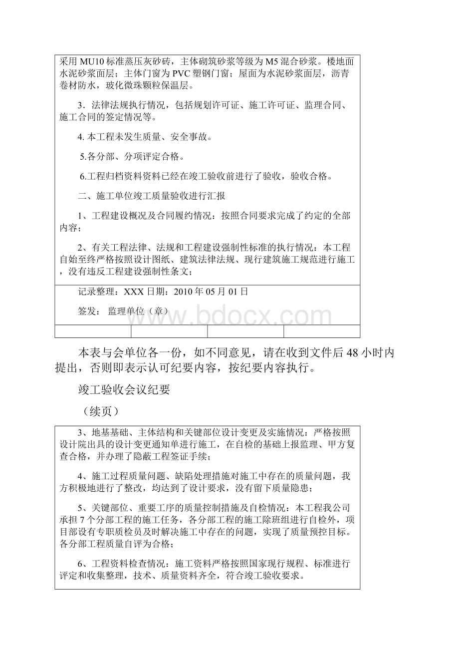 Pvtwcw竣工验收会议记录附监理评估报告.docx_第2页