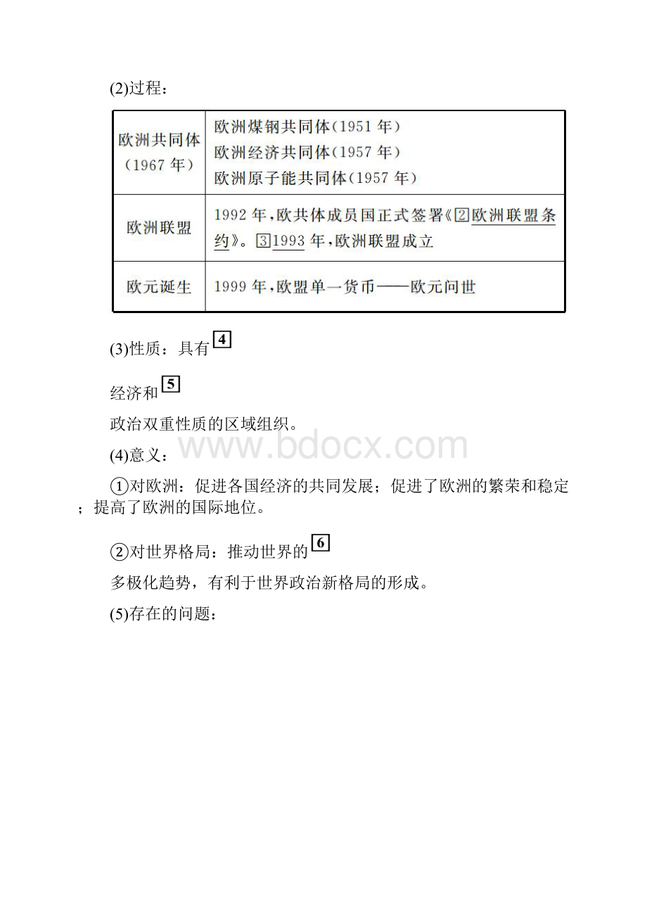 届一轮复习人教版专题33 世界经济的区域集团化和经济全球化 学案.docx_第2页