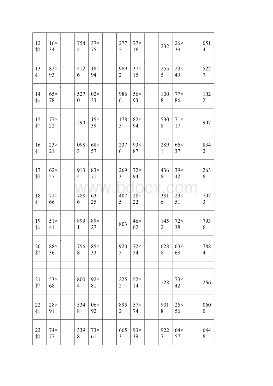 四年级上册三位数乘以两位数练习题带答案.docx_第2页