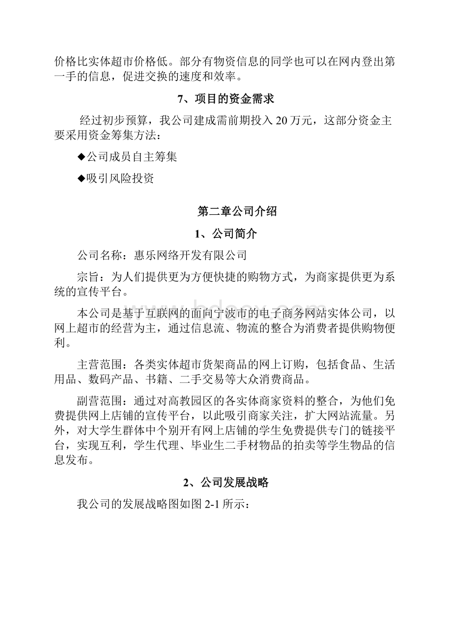 完整版电子商务项目创业计划书.docx_第3页