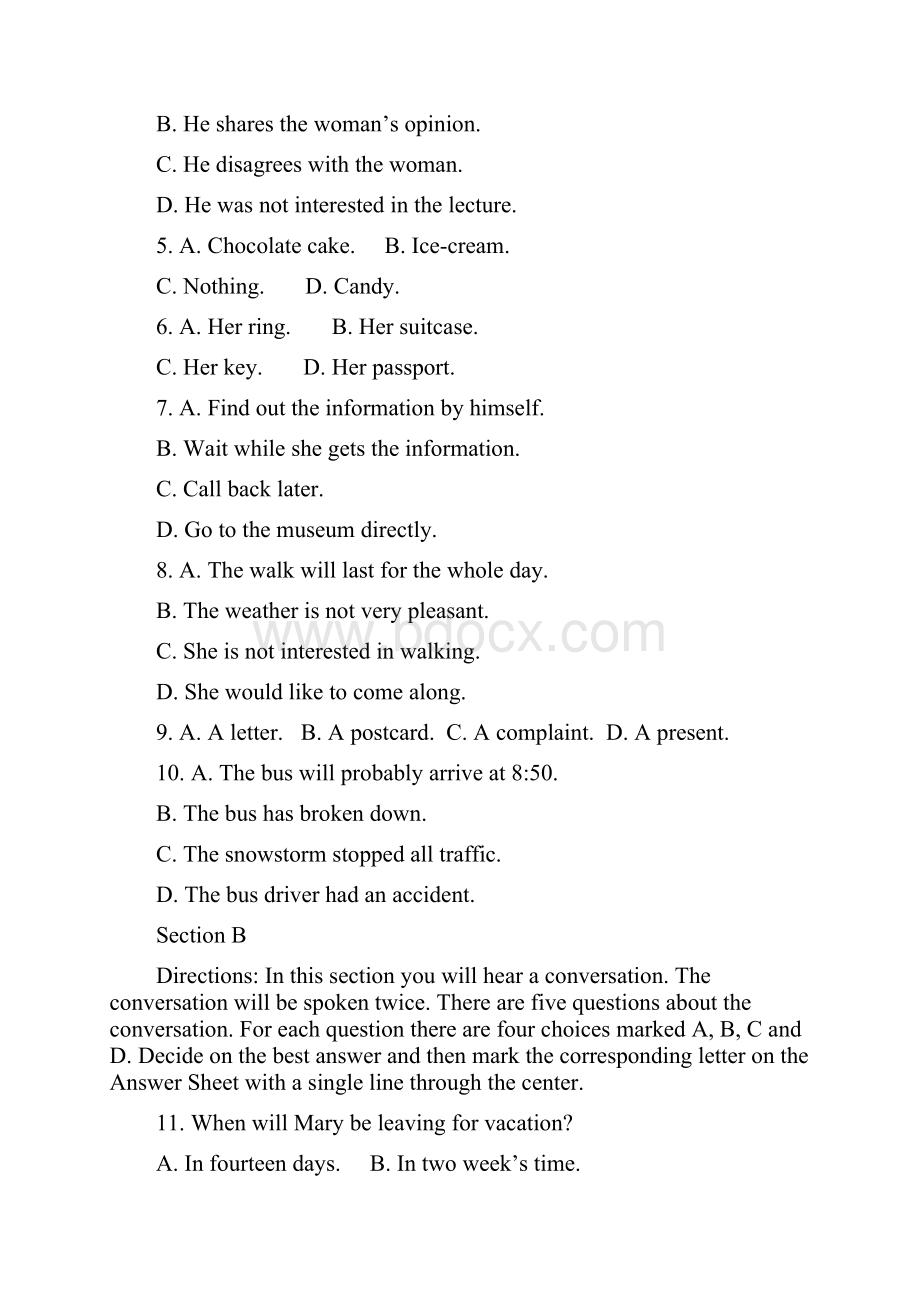 统考大学英语B正式试题.docx_第2页