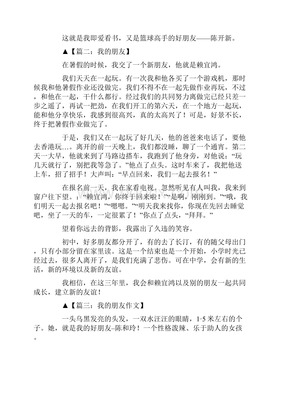 我的朋友优秀作文八篇.docx_第2页