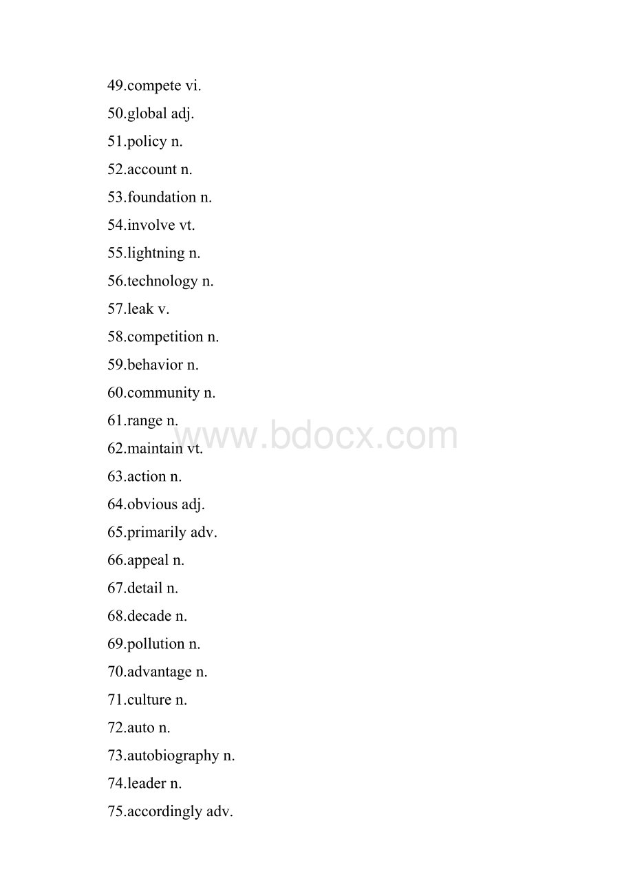 大学英语四级考试核心高频词汇突破打印版.docx_第3页