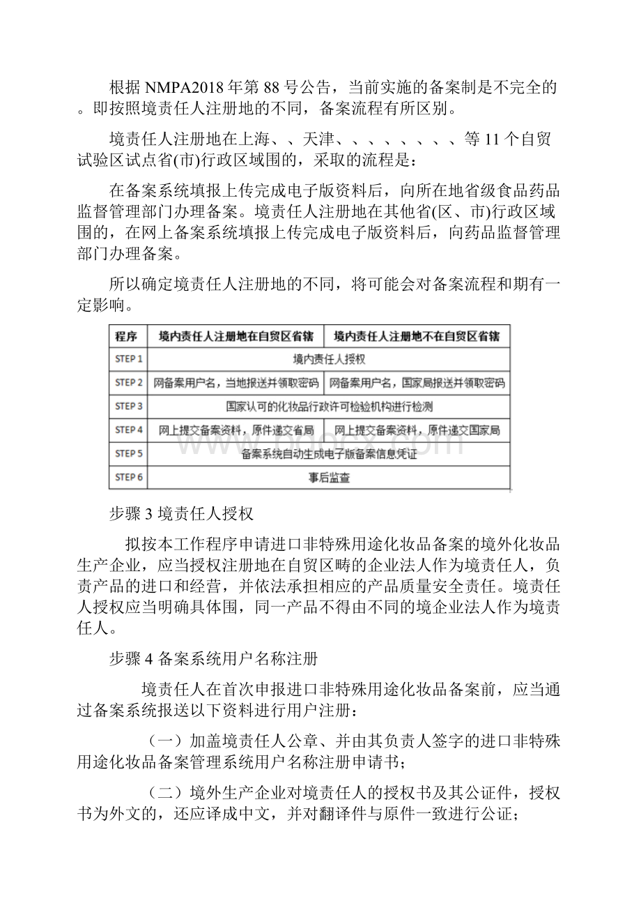 自贸区进口非特殊用途化妆品备案申报流程指导.docx_第3页