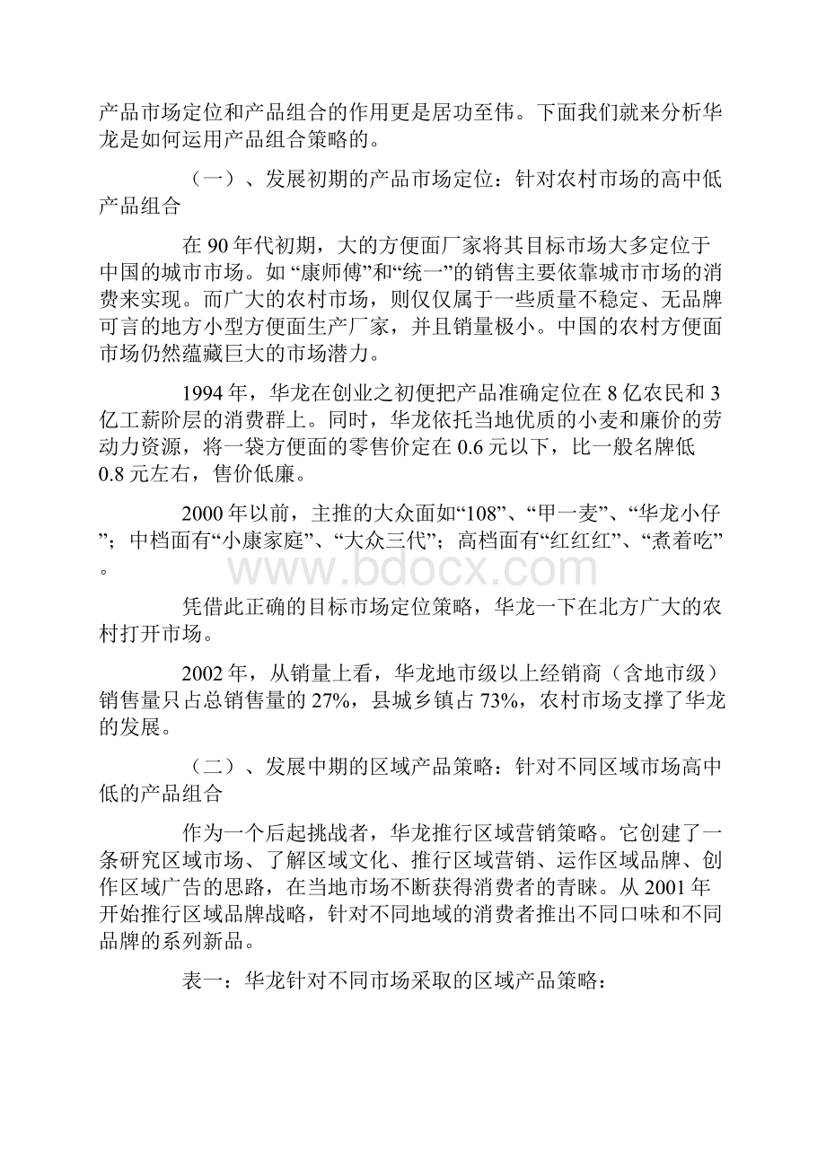 华龙面产品组合策略分析.docx_第2页