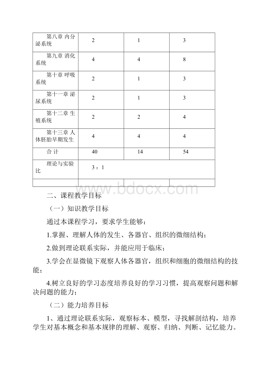 组织胚胎学课程标准.docx_第3页