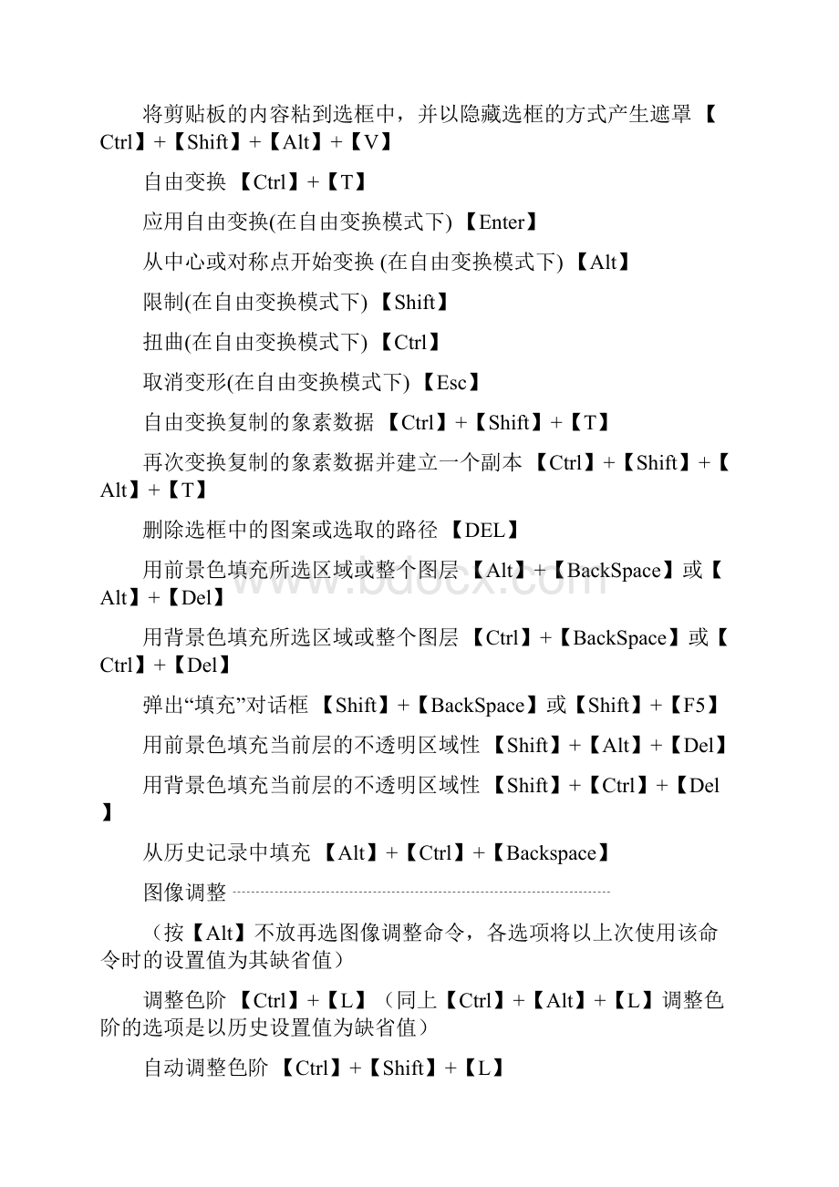 Photoshop CS5默认快捷键.docx_第2页