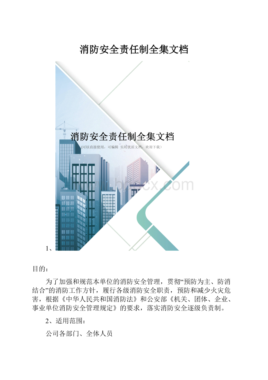 消防安全责任制全集文档.docx_第1页