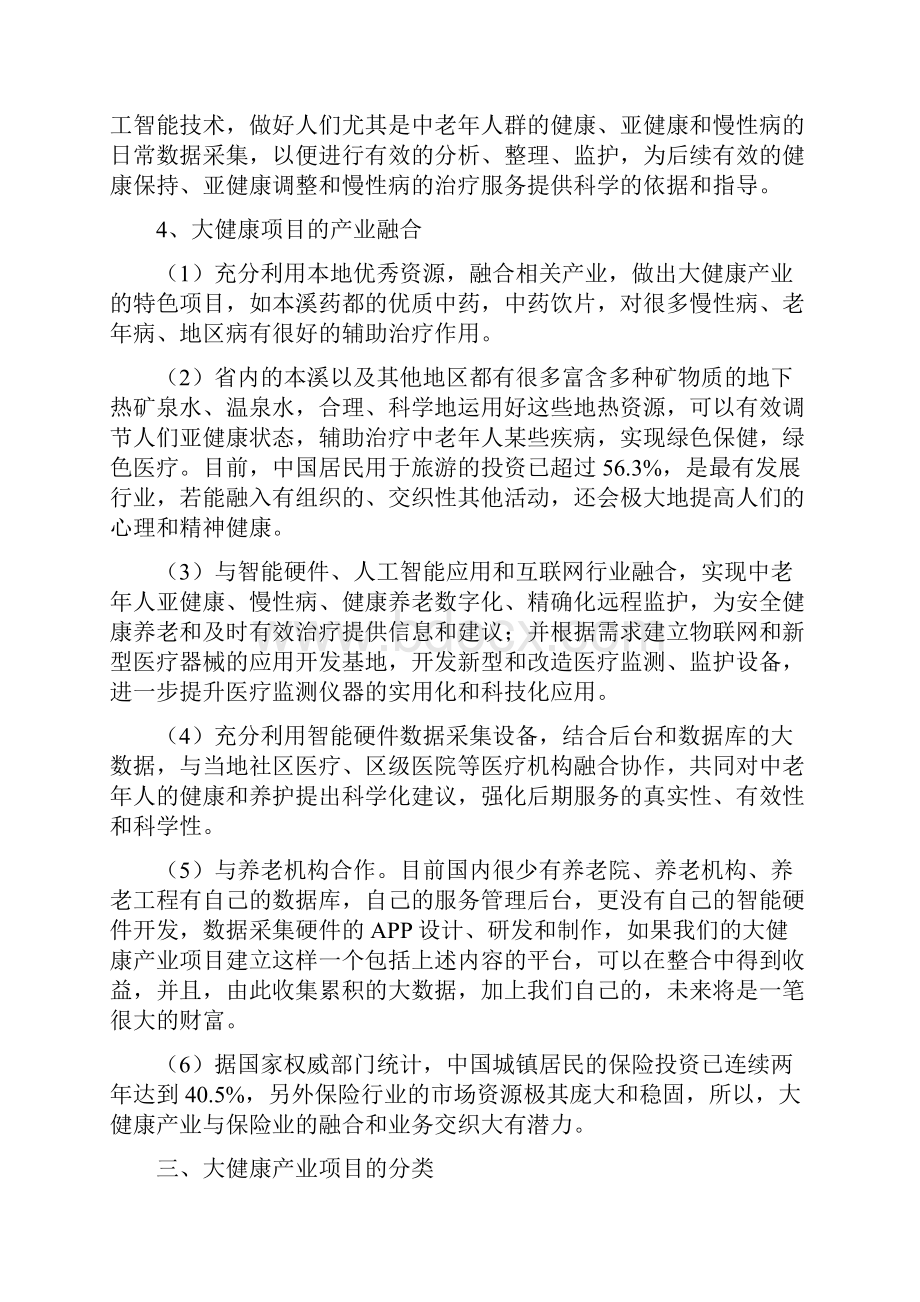 大健康产业项目规划实施简述.docx_第3页