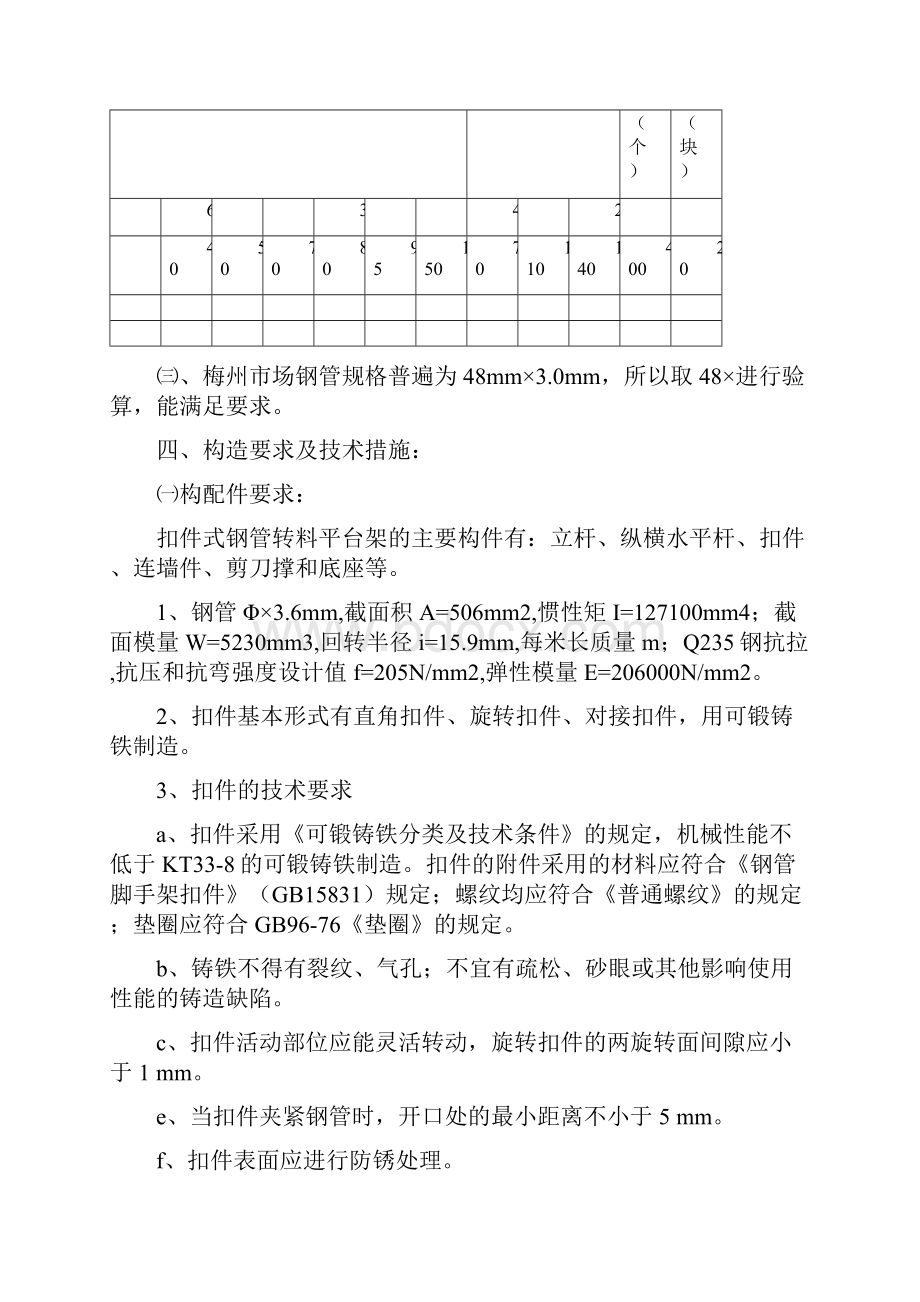 脚手架卸料平台搭设方案.docx_第3页