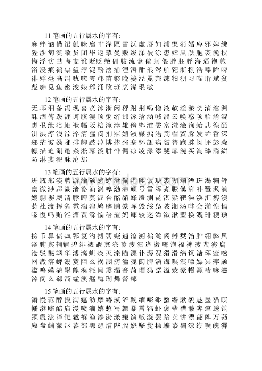 五行水木金火土起名必用字.docx_第2页