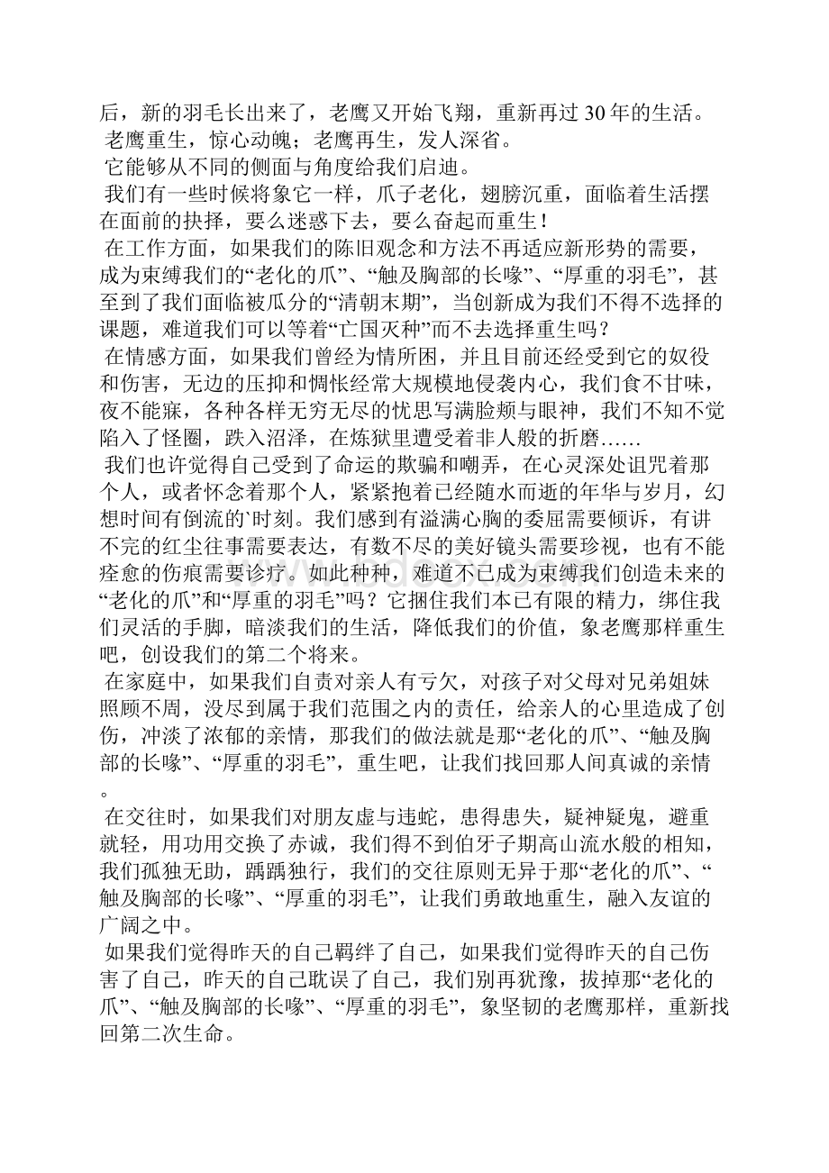 老鹰的故事作文14篇.docx_第3页