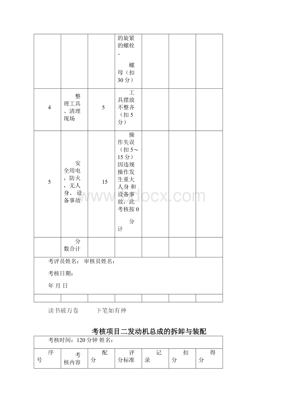 中级汽车维修工技能考核试题库.docx_第3页