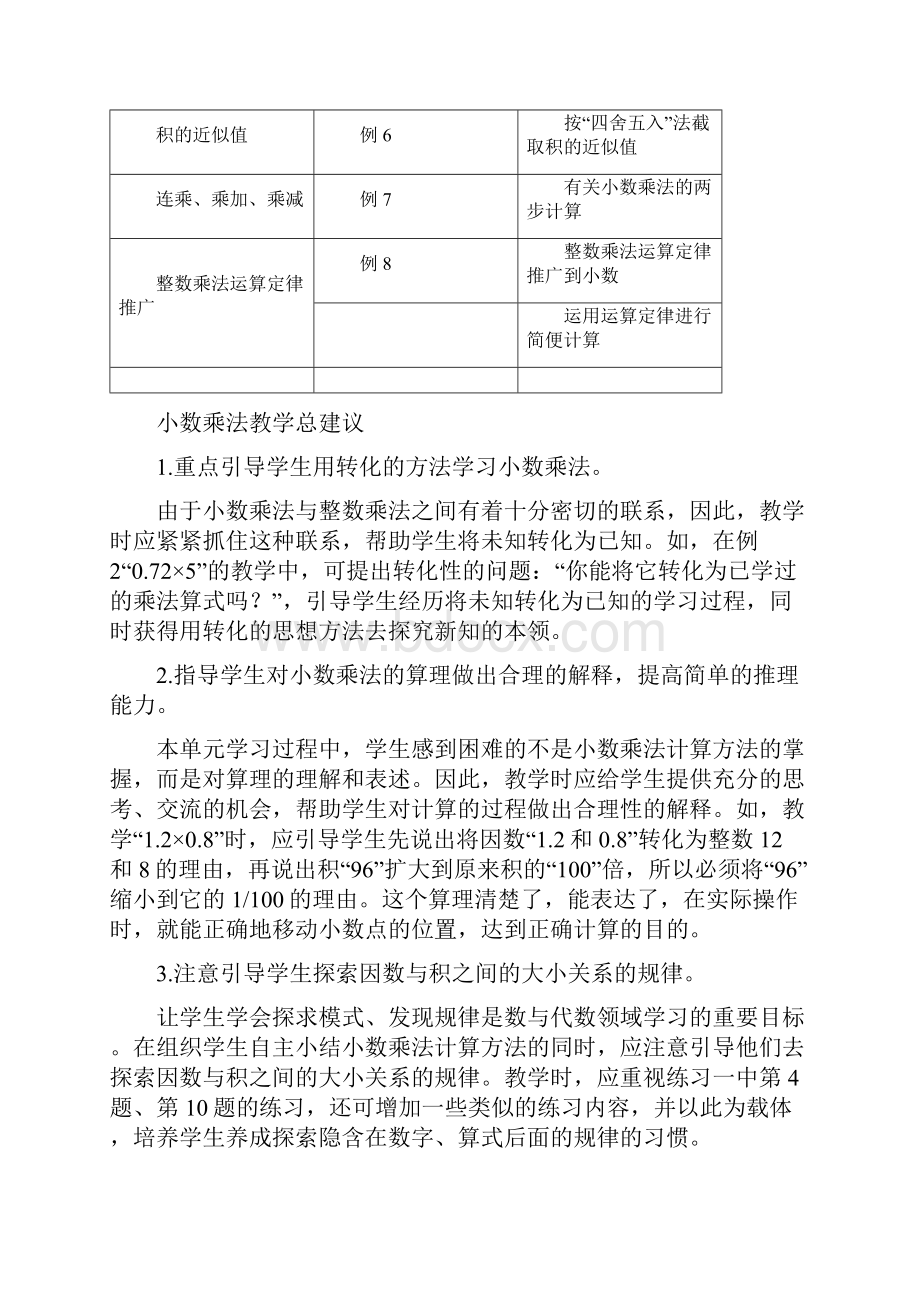 西师版五年级数学上册第一单元小数乘法教案设计.docx_第3页