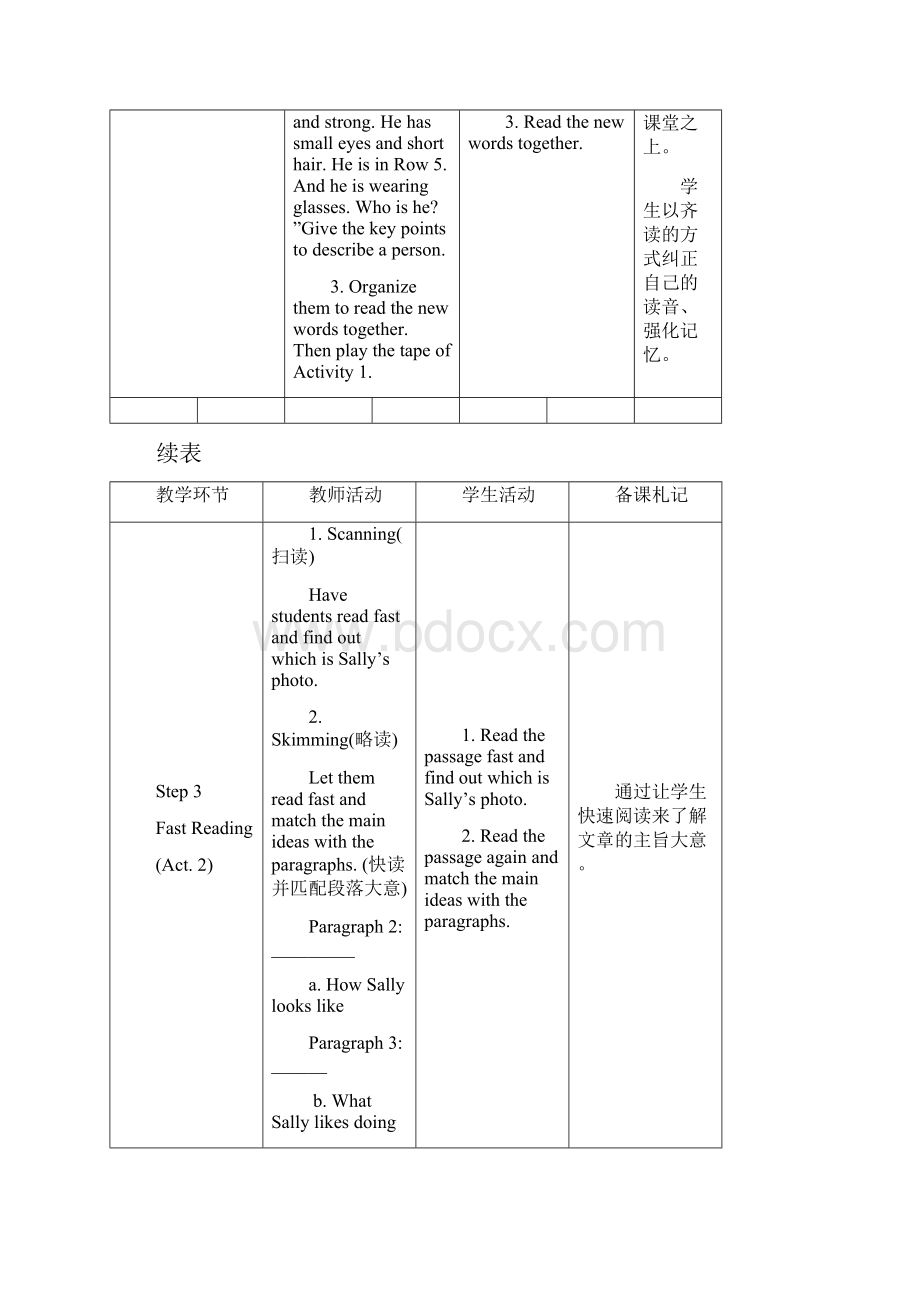 八年级下册外研版Module 1 Unit 2教案含反思.docx_第3页