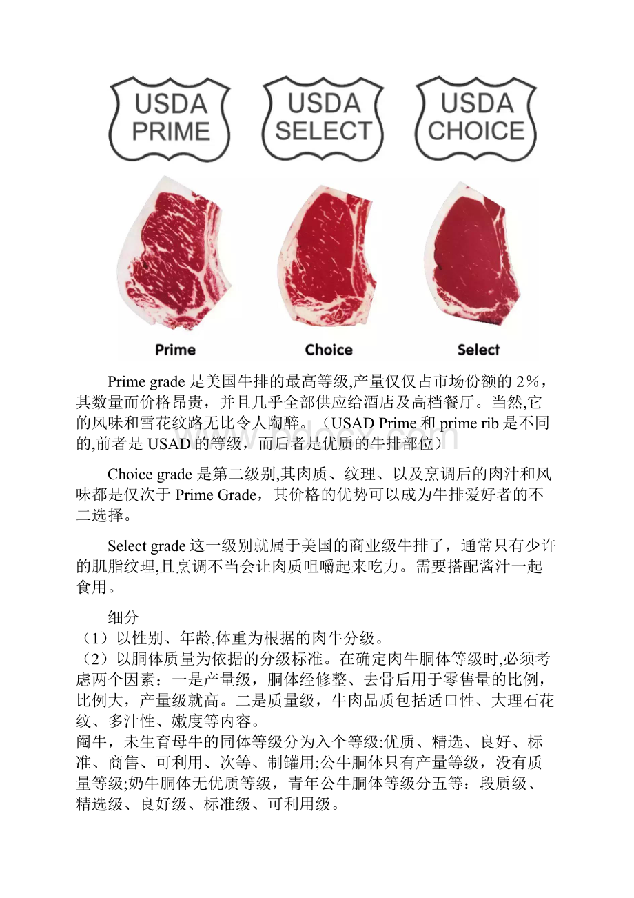 各国牛肉的等级标准划分范本模板.docx_第3页