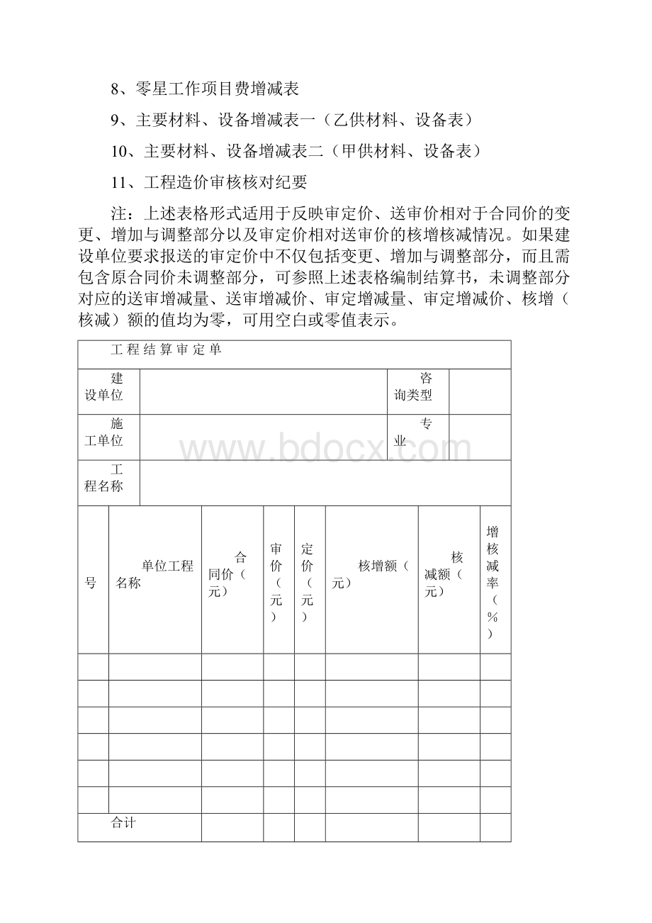 工程结算书审核格式.docx_第2页