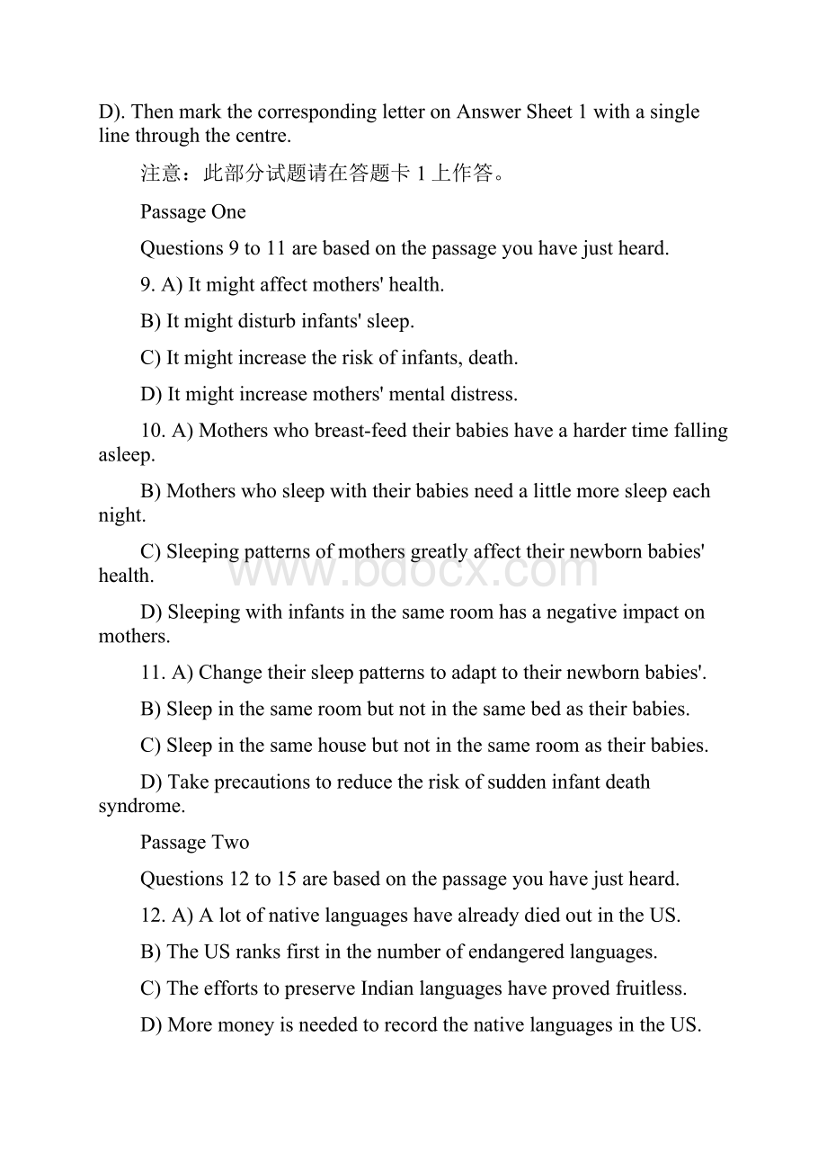 大学英语六级考试真题及答案详解和听力原文第二套.docx_第3页