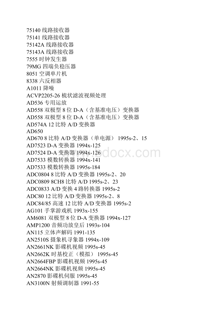 常见的几种集成电路中文名称共21页文档.docx_第3页