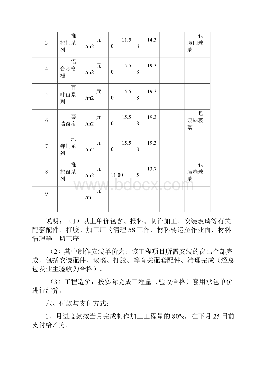 铝合金门窗制作安装合同之欧阳史创编.docx_第2页