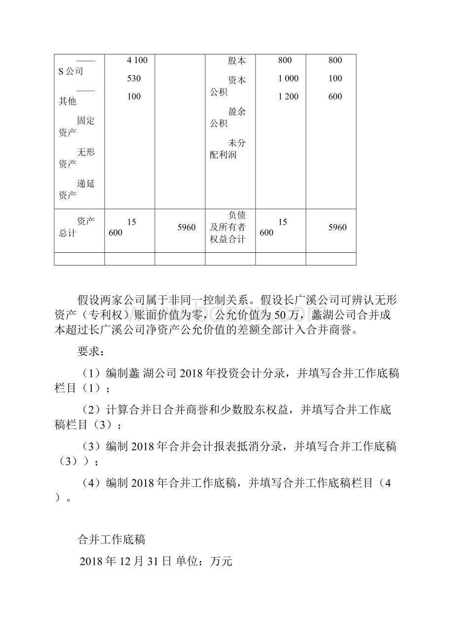 19年春江南大学《高级财务会计》答案.docx_第2页