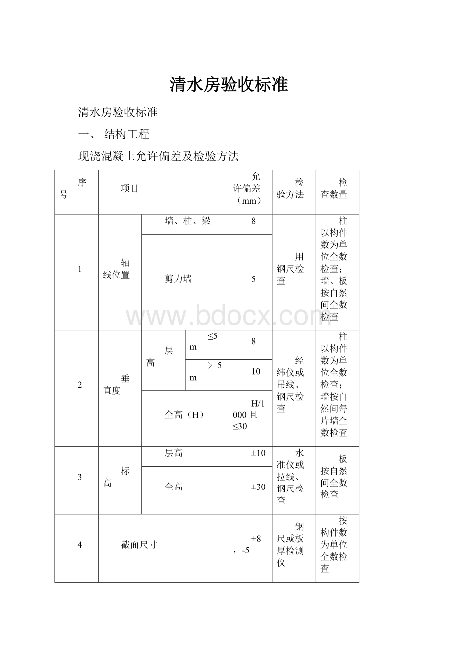 清水房验收标准.docx_第1页