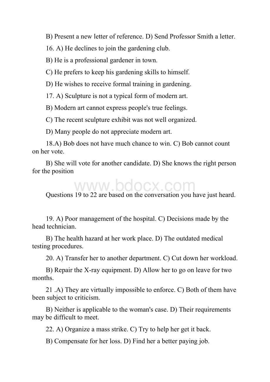 最新英语六级真题及答案1资料.docx_第2页