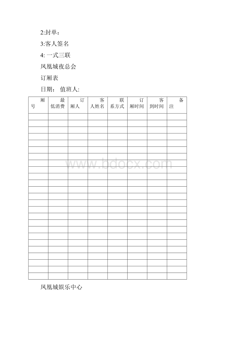 KTV员工各种相关表样包括入职登记表.docx_第3页